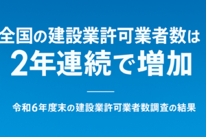 建設業許可業者数